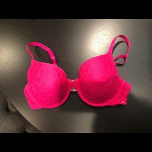 Hot pink Calvin Klein bra